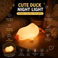 Creative Cute Big White Geese Magic Color Night Lamp | Meep Cozy - Meep Cozy