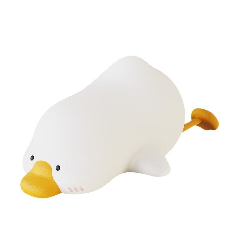 Creative Cute Big White Geese Magic Color Night Lamp | Meep Cozy - Meep Cozy