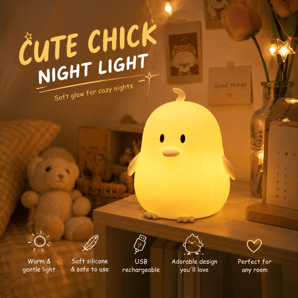Cute Chick Night Light for Cozy Rooms | Meep Cozy - Meep Cozy