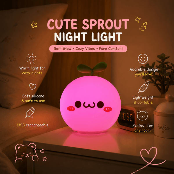 Cute Sprout Night Light for Cozy Rooms | Meep Cozy - Meep Cozy